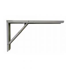 Escuadra de acero plegable abat-table  plata 30x52cm.
