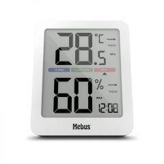 Mebus 40928 estación meteorológica digital Blanco Batería
