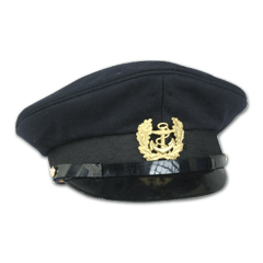 Gorra de la armada de color azul con escudo Mil-Tec 90411