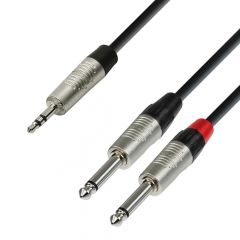 Cable JACK 3,5 ST A 2 JACK 6,3 1,5m REAN-NEUTR
