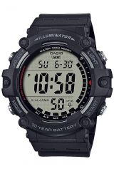 Reloj de pulsera CASIO Sports - AE-1500WH-1A correa color: Negro Dial LCD Negro Hombre