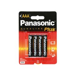 Blister de 4 pilas AAA Panasonic alcalina ALKAAA