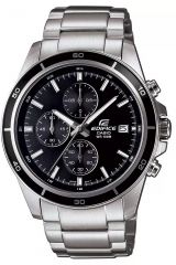 Reloj de pulsera CASIO Edifice - EFR-526D-1AVUEF correa color: Gris plata Dial Negro Hombre