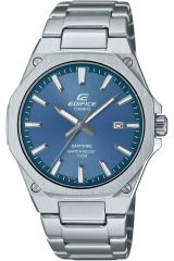 Reloj de pulsera CASIO Edifice - EFR-S108D-2AVUEF correa color: Gris plata Dial Azul luminoso Hombre