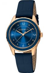 Reloj de pulsera Esprit Skyler - ES1L348L0045 correa color: Azul noche Dial Azul noche Mujer