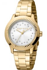 Reloj de pulsera Esprit Joyce - ES1L351M0085 correa color: Oro amarillo Dial Gris plata Mujer