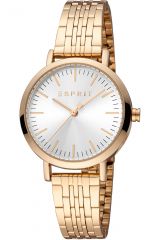 Reloj de pulsera Esprit Ennie - ES1L358M0085 correa color: Oro rosa Dial Gris plata Mujer