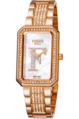 Reloj de pulsera Ferrè Milano - FM1L012M0031 correa color: Oro rosa Dial Nácar Blanco antiguo Mujer
