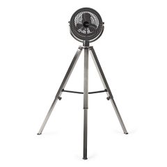 Nedis Ventilador de Trípode | 25 cm de diámetro | 3 Velocidades | Metal Pulido NE550690536