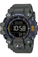 Reloj de pulsera CASIO G-Shock - GW-9500-3ER correa color: Verde oliva Dial LCD Negro Hombre