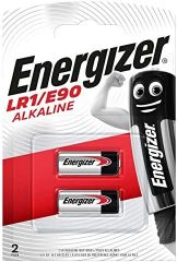Energizer E-90/LR1 - Blíster de 2 pilas, color negro