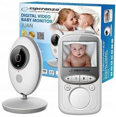 Esperanza EHM003 LCD Baby Monitor 2.4 White