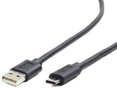 Gembird USB-A/USB-C, 1m cable USB USB 2.0 USB A USB C Negro