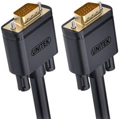 UNITEK Y-C505G cable VGA 5 m VGA (D-Sub) Negro