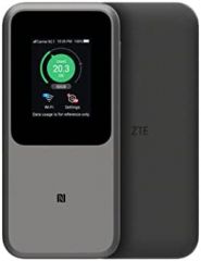 ZTE MU5120 -El punto de acceso WiFi 5G portátil más potente, enorme batería de 10000 mAh, carga inversa de 18 W, NFC, pantalla táctil de 2,4 pulgadas, conecta 32 dispositivos SIM desbloqueada