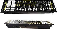 LIGHT4ME DMX 192 MKII - Consola mezcladora de luz de 192 canales, control de luz, DJ, operador, equipo para lámpara de escenario, cabezal móvil, DJ, club, fiesta