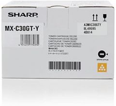 Sharp MXC30GTY cartucho de tóner 1 pieza(s) Original Amarillo