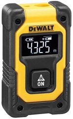 DeWalt DW055PL-XJ - Medidor de distancias Pocket, Mide hasta 16 m, Carga USB, Negro/Amarillo