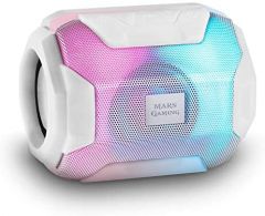 Mars Gaming MSBAXW, Altavoz Bluetooth 5.0 Compacto Blanco