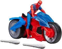 Spiderman con moto arácnida 25x20 cm