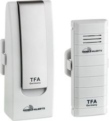 TFA Dostmann SmartHome Temperatura Monitor para smartphones Weather Hub 31.4001.02, blanco con baterías