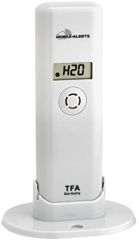 TFA Dostmann Weatherhub - Transmisor higrómetro térmico con Detector de Agua, Smart Home, recuperación de Datos a través del Smartphone, Aviso de daños por Agua, Temperatura, Humedad