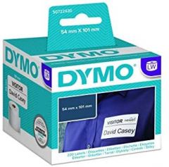DYMO LW - Etiquetas para tarjetas de identifi cación/envíos - 54 x 101 mm - S0722430