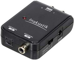 Inakustik 00315002 convertidor de audio Negro