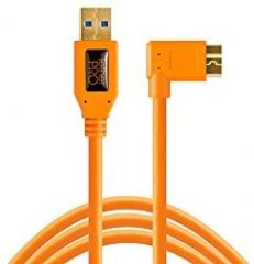 Tether Tools CU61RT15-ORG cable USB 4,6 m USB 3.2 Gen 1 (3.1 Gen 1) USB A Micro-USB B Naranja