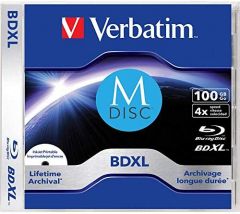 Verbatim MDISC Lifetime archival BDXL 100GB - paquete de 1 en caja Jewel
