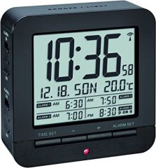 TFA-Dostmann 60.2536 Reloj despertador digital Negro