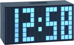 TFA-Dostmann 98.1082.02 despertador Reloj despertador digital Negro, Azul