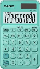 Casio SL-310UC-GN calculadora Bolsillo Calculadora básica Verde