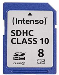 Intenso 3411460 memoria flash 8 GB SDHC Clase 10