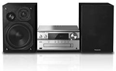 Panasonic SC-PMX94EG-S sistema de audio para el hogar Microcadena de música para uso doméstico 120 W Negro, Plata