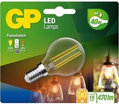GP Lighting LED FlameSwitch E14 4W (40W) 470 lm GP 085379 marca GP BATTERIES
