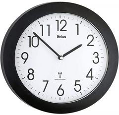 Mebus 52450 reloj de mesa o pared Reloj digital Alrededor Negro