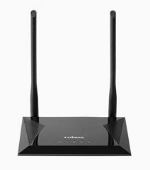 Edimax N300 router inalámbrico Ethernet rápido Banda única (2,4 GHz) Negro