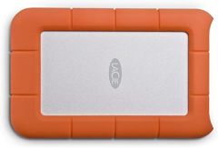 LaCie Rugged Mini disco duro externo 1 TB Naranja, Plata