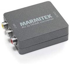 Marmitek RCA a HDMI Conversor Connect AH31-1080p Full HD - No Se Requiere Software - Compuesto - SCART - PAL - NTSC - Adaptador AV HDMI - Conecte Dispositivos Antiguos a Televisores Nuevos