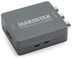 Adaptador HDMI a Euroconector - Marmitek Connect HA13 - Convertidor de video digital - RCA o SCART - Compuesto - PAL - NTSC - 1080P - Full HD - No se requiere software