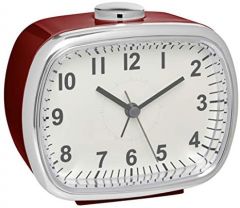 TFA-Dostmann 60.1032.05 despertador Reloj despertador analógico Rojo, Plata