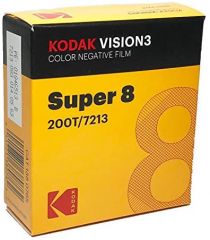 Película Negativa en Color Kodak Vision 3 200T 8.mm Súper 8