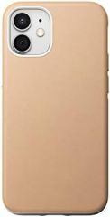 Nomad Rugged Phone Case for iPhone 12 Mini - MagSafe Compatible, 10ft. Drop Protection, Horween Leather - Natural