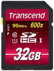 Transcend 32GB SDHC CL 10 UHS-1 MLC Clase 10