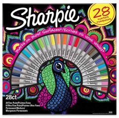 Sharpie 2058158 marcador 28 pieza(s) Punta fina Multicolor