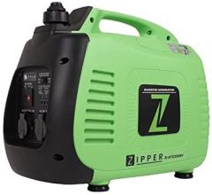 Zipper ZI-STE2000IV motor-generador 2200 W 3,8 L Gasolina Negro, Verde