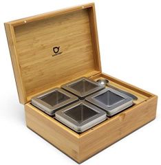 Bredemeijer 184010 caja para té Bamboo