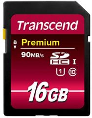 Transcend 16GB SDHC Class 10 UHS-I NAND Clase 10