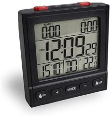 Mebus 25581 despertador Reloj despertador digital Negro